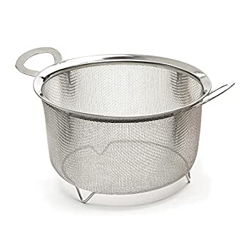 【中古】【輸入品・未使用】RSVP 広い リム 野菜 蒸し器 メッシュ バスケット ステンレス スチール ストレーナー