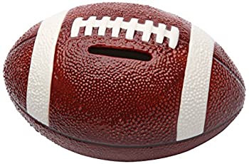 【中古】【輸入品・未使用】Cosmos 10511 Fine Porcelain Football Piggy Bank%カンマ% 8.9cm|スカイマーケットプラス