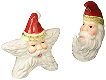 【中古】【輸入品・未使用】Cosmos Gifts 56530 Star & Moon Santa Salt And Pepper