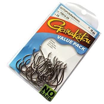 【中古】【輸入品・未使用】Gamakatsu Barbless Octopus hook-packの25|スカイマーケットプラス