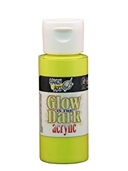 【中古】【輸入品・未使用】Handy Art by Rock Paint 158-010 Glow in the Dark Acrylic Paint%ｶﾝﾏ% 1%ｶﾝﾏ% Yellow Glow%ｶﾝﾏ% 2-Ounce by Handy Art by Rock Paint｜スカイマーケットプラス