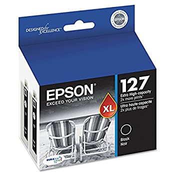 【中古】【輸入品・未使用】T127120D2 (127) High-Yield Ink%ｶﾝﾏ% Black%ｶﾝﾏ% 2/Pack (並行輸入品) [並行輸入品]｜スカイマーケットプラス