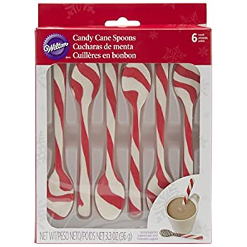 【中古】【輸入品・未使用】Candy Cane Spoons 6/Pkg-Peppermint (並行輸入品)