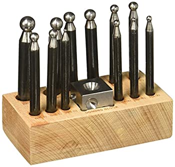 【中古】【輸入品・未使用】SE JT3414DP Dapping Block & Punch Set (14 Piece) by SE