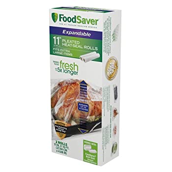 【中古】【輸入品・未使用】FoodSaver 11インチ x 16フィート 拡張可能なヒートシールロール クリア｜スカイマーケットプラス