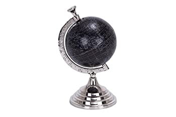 【中古】【輸入品・未使用】[デコ 79]Deco 79 Aluminium Globe%ｶﾝﾏ% 10 by 5Inch%ｶﾝﾏ% Gray 28323 [並行輸入品]