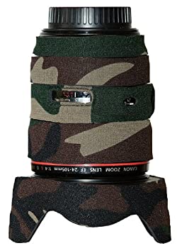 【中古】【インポート品・未当て嵌める】LensCoat(水晶体厚地の外套) LC24105FG 加農砲 24-105粍 F4L IS USM AF 水晶体覆いかぶせる（フォレストグリーン） [並行輸入品]