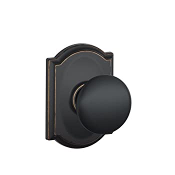 【中古】【輸入品・未使用】Schlage F10 PLY 716 CAM キャメロットコレクション プリマス パッセージノブ エイジドブロンズ｜スカイマーケットプラス