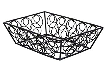 【中古】【輸入品・未使用】American Metalcraft EBB59B Steel Rectangular Wire Loop-D-Loop Basket%ｶﾝﾏ% Black%ｶﾝﾏ% Small by American Metalcraft