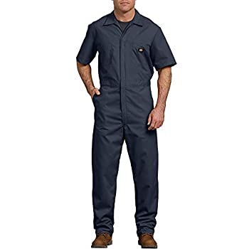 【中古】【インポート品・未当て嵌める】dickies Dickies ディッキーズ 33999 米国海軍 navy 半袖繋ぎ 半袖ツナギ 繋ぎ 長袖有 (M%ｶﾝﾏ% ネイビ－)
