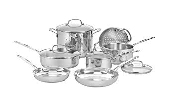 【中古】【インポート品・未当てはめる】Cuisinart 77-11G Chef\u0027s Classic Stainless 膳だて物の具11点仕かける しろがね色 [並行輸入品]