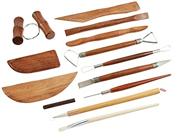 【中古】【輸入品・未使用】Jack Richeson Deluxe 12-Piece Pottery Tool Set with Storage Canister by Jack Richeson