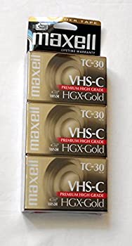 【中古】【インポート品・未当て嵌める】Maxell VHS - C tc-30?hgx-goldテレビカメラVideocassette (3容器に並べる)