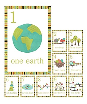 【中古】【輸入品・未使用】Woodland Number Counting Wall Cards in English%ｶﾝﾏ% Set of Ten 5x7 Wall Art Prints%ｶﾝﾏ% Forest Animal Nursery Wall Art Decor%ｶﾝﾏ% Kid's｜スカイマーケットプラス
