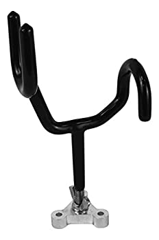 【中古】【輸入品・未使用】Attwood 5062-3 25-Degree Sure Grip Steel Rod Holder with Mounting Base and 10cm Stem%ｶﾝﾏ% Black Finish