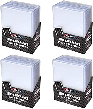 【中古】【輸入品・未使用】(100 - 4 packs of 25) BCW Brand Trading Card Toploaders - #TLCH-N