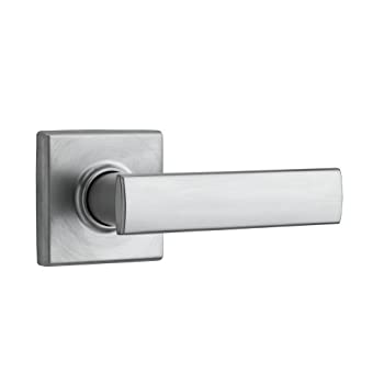 【中古】【輸入品・未使用】Kwikset Vedani ホール/クローゼットレバーレバー サテンニッケル - 97200-750