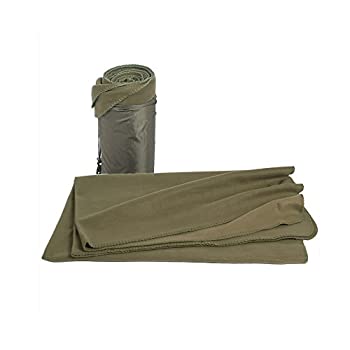 【中古】【輸入品・未使用】MIL-TEC FLEECE BLANKET OLIVE DRAB