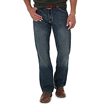 【中古】【輸入品・未使用】Wrangler(ラングラー) レトロスリムフィット ブーツカットジーンズ メンズ US サイズ: 32W x 32L カラー: ブルー|スカイマーケットプラス