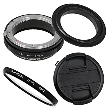 【中古】【輸入品・未使用】Fotodiox rb2?a 58?mmマクロReverseリングキットW/Nikon G & DXレンズ絞り制御、レンズキャップ& 52?mm UVプロテクター｜スカイマーケットプラス