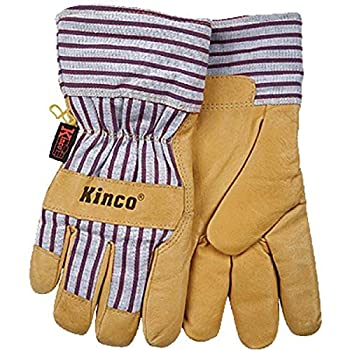 【中古】【輸入品・未使用】KINCO 1927-S Men's Lined Grain Pigskin Gloves%カンマ% Heat Keep Lining%カンマ% Small%カンマ% Golden by KINCO INTERNATIONAL|スカイマーケットプラス