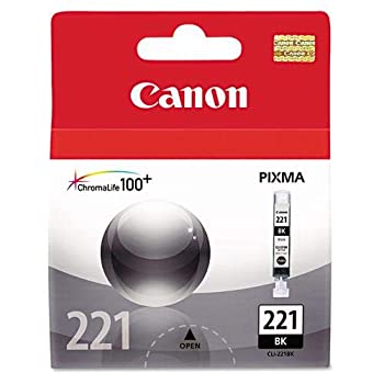 【中古】【インポート品・未当て嵌める】Canon Usa Cli - 221インクタンクブラックプリンタテクノロジーink-jet Yield 342ペイジ [並行輸入品]