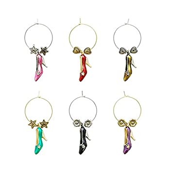 【中古】【輸入品・未使用】Wine Things WT-1462P Shoe Fetish Wine Charms%ｶﾝﾏ% Painted by Wine Things｜スカイマーケットプラス