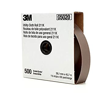 【中古】【輸入品・未使用】3M Utility Cloth Roll 211K%ｶﾝﾏ% Aluminum Oxide%ｶﾝﾏ% 1-1/2 Width x 50yd Length%ｶﾝﾏ% 500 Grit (Pack of 1) by 3M