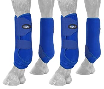 【中古】【インポート品・未当てはめる】(手ごわい一) Tough 1馬用運動競技ブーツ仕かける 人並み外れたに優れた通気性 M