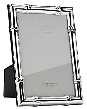【中古】【インポート品・未当てはめる】Addison Ross%ｶﾝﾏ% Photo Frame%ｶﾝﾏ% 5x7%ｶﾝﾏ% Silver Plate Bamboo%ｶﾝﾏ% 5 x 7 Inches 141［並行輸入］