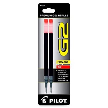 【中古】【輸入品・未使用】Refill for G2 Gel%ｶﾝﾏ% Dr. Grip Gel/Ltd%ｶﾝﾏ% ExecuGel G6%ｶﾝﾏ% Q7%ｶﾝﾏ% Extra Fine%ｶﾝﾏ% Red%ｶﾝﾏ% 2/Pack (並行輸入品)｜スカイマーケットプラス