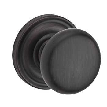 【中古】【輸入品・未使用】Baldwin HD.ROU.TRR.112 Round Half-Dummy Knob with Traditional Round Rose%カンマ% Venetian Bronze by Baldwin|スカイマーケットプラス