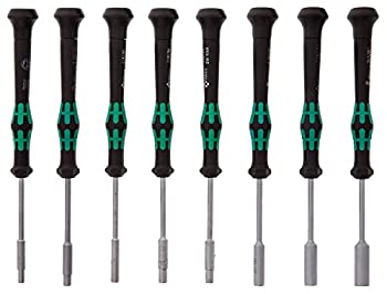 【中古】【インポート品・未当て嵌める】Wera WER05345279001 Precision Nut Driver Set SAE 141［並行輸入］