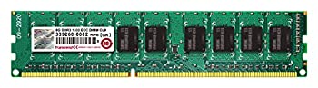 【中古】【輸入品・未使用】Transcend サーバー ワークステーション用メモリ PC3-10600 DDR3 1333 8GB 1.5V 240pin ECC DIMM TS1GLK72V3H|スカイマーケットプラス