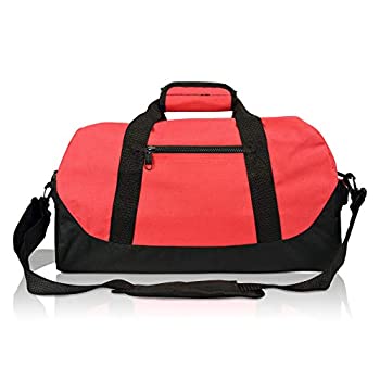 【中古】【輸入品・未使用】18?" 2つトーンDuffleバッグ M レッド