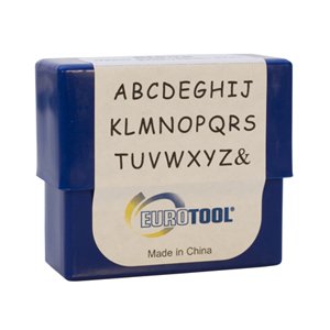 【中古】【輸入品・未使用】Siena Alphabet Stamp Set%ｶﾝﾏ% Upper Case%ｶﾝﾏ% 3mm%ｶﾝﾏ% 27 Piece Set by EuroTool