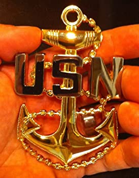 【中古】【インポート品・未当て嵌める】Navy Chief Anchor Four Inch