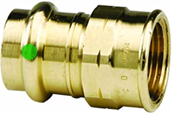 【中古】【輸入品・未使用】Viega 79300 ProPress Zero Lead Bronze Adapter with Female 1/2-Inch by 1/2-Inch P x Female NPT%ｶﾝﾏ% 10-Pack by Viega