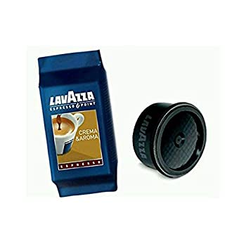 【中古】【インポート品・未当て嵌める】ラバッツァのPOINT - CREMA＆AROMA GRAND ESPRESSO 100 CARTRIDGES、22 OZ