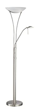 【中古】【輸入品・未使用】LiteソースAvingtonスイングアーム間接照明/ Readingフロアランプ LS-81699PS/FRO 1|スカイマーケットプラス