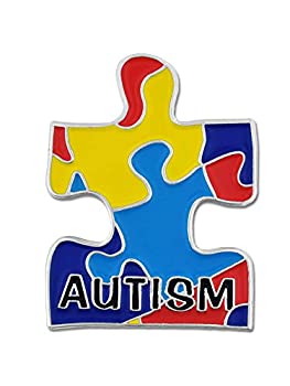【中古】【輸入品・未使用】PinMart Autism Awarness Multi Color Puzzle Piece Enamel Lapel Pin 1%ﾀﾞﾌﾞﾙｸｫｰﾃ% H x 3/4%ﾀﾞﾌﾞﾙｸｫｰﾃ% W｜スカイマーケットプラス