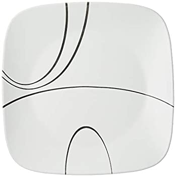 【中古】【輸入品・未使用】Corelle Square Simple Lines Dinner Plate Set%ｶﾝﾏ% by CORELLE [並行輸入品]｜スカイマーケットプラス