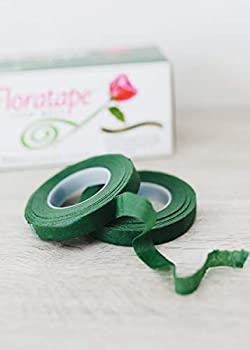 【中古】【輸入品・未使用】Floral Tape. 1/2'' X 30 Yards Color Green%ｶﾝﾏ% 12 Rolls by floratape