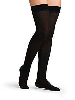 【中古】【輸入品・未使用】Sigvaris Select Comfort 863NMSW99 30-40 mmHg Womens Thigh\u0026#44; Medium\u0026#44; Short - Black
