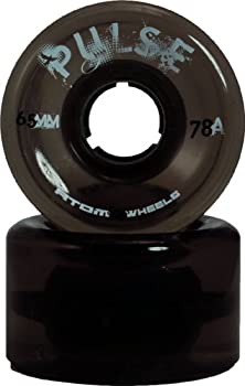 【中古】【輸入品・未使用】(4pk%ｶﾝﾏ% Black) - Atom Pulse Outdoor Quad Roller Skate Wheels