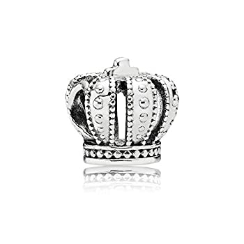【中古】【インポート品・未当て嵌める】Pandora 925スターリングしろがね色にはしろがね色のジャケット冠引きつける、