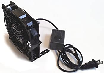 【中古】【輸入品・未使用】Coolerguys 120?x 25?mm低速度ACファンマウント付き/スタンドと手動スピードコントロールキットcgac1225l-bc