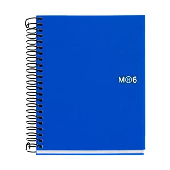 【中古】【インポート品・未当て嵌める】Miquelrius 6 x 8 ワイヤーバウンドノート 6専門分野 分科大学罫線 青色