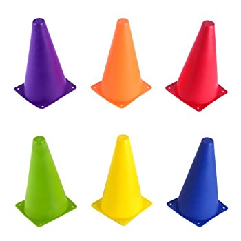【中古】【輸入品・未使用】Lot de cones 15%ｶﾝﾏ%2-22%ｶﾝﾏ%9?cm Sport en vinyle Couleur Vivid par Sport Couronne