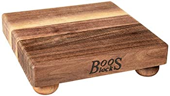 【中古】【輸入品・未使用】John Boos Square Walnut Edge Grain Cutting Board with Feet%ｶﾝﾏ% 9 Inches Square%ｶﾝﾏ% 1.5 Inches Thick by John Boos